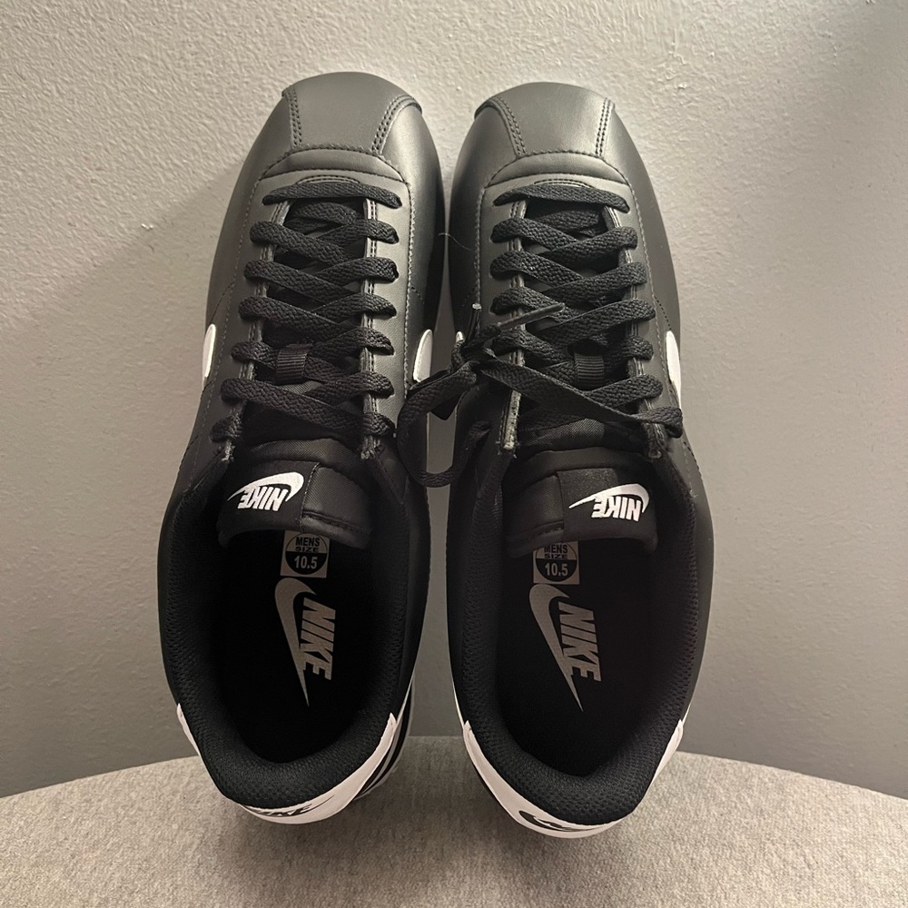 Nike Cortez Black White Sneaker Men's Athletic Shoe Size 11.5 DM4044 001 - Picture 9 of 11